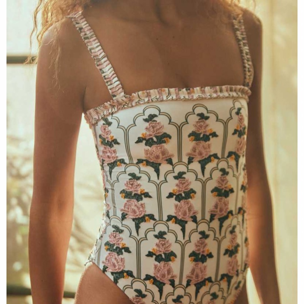 Agua Bendita floral one piece copy